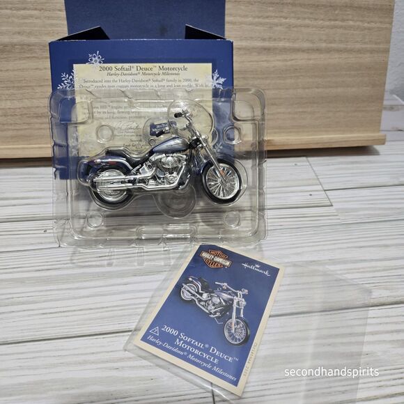 Hallmark Keepsake Ornament 2000 Softail Deuce Harley Davidson Motorcycle 2005 - Picture 5 of 5